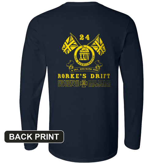 Rorke's Drift Back Print Long Sleeve T-Shirt