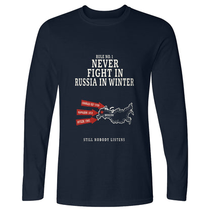Russia In Winter Long Sleeve T-Shirt