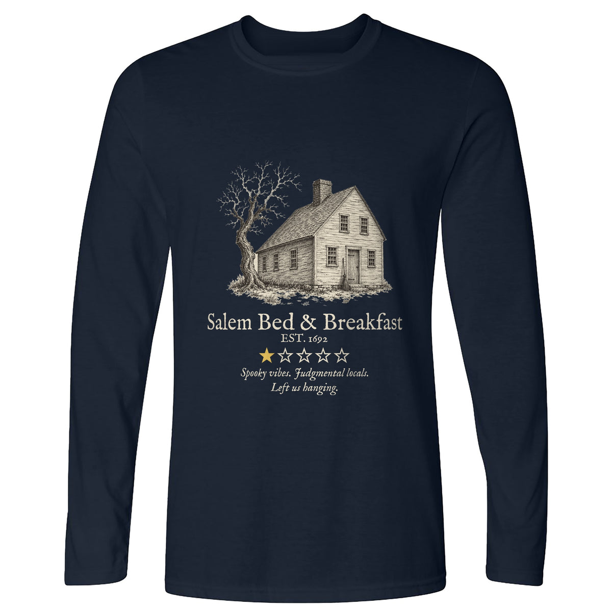 Salem Bed And Breakfast 1692 Long Sleeve T-Shirt