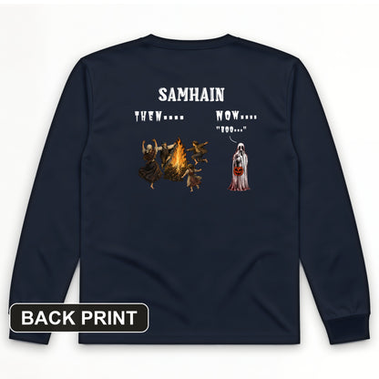 Samhain Back Print Long Sleeve T-Shirt
