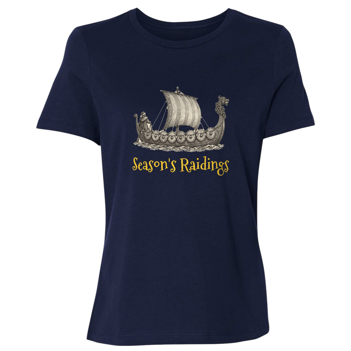 Seasons Raidings Viking Christmas Women's T-Shirt