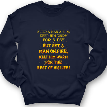 Set a Man on Fire Crewneck