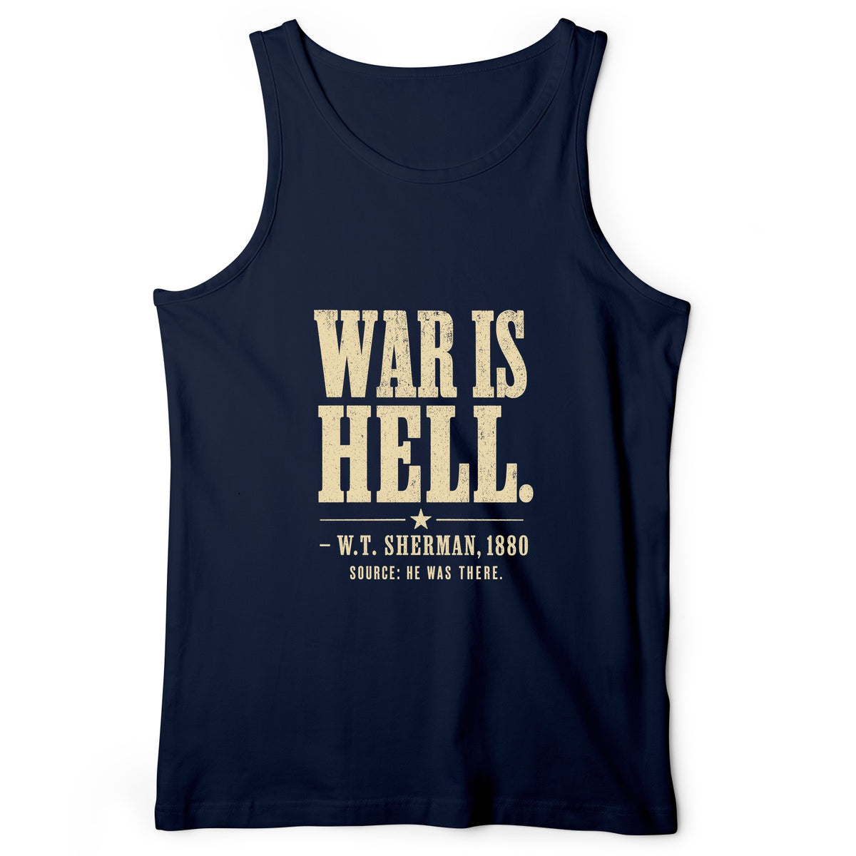 Sherman War Is Hell Tank Top