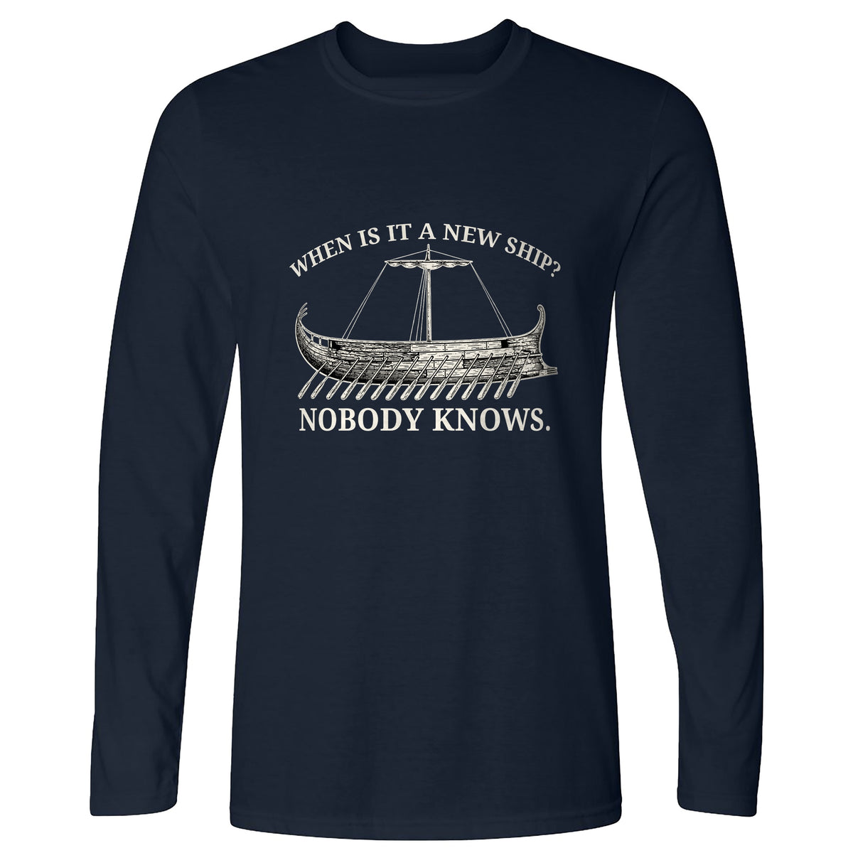 Ship of Theseus Long Sleeve T-Shirt