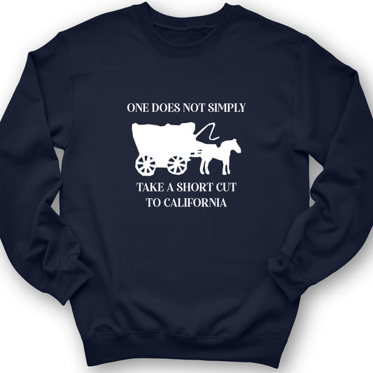Shortcut To California Crewneck