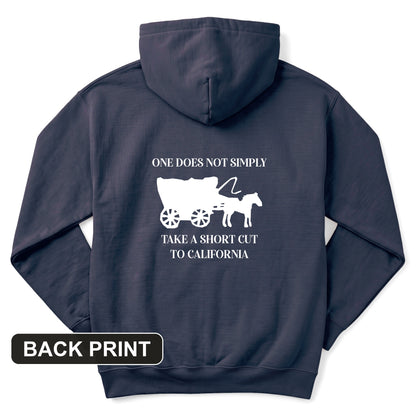 Shortcut to California Back Print Hoodie