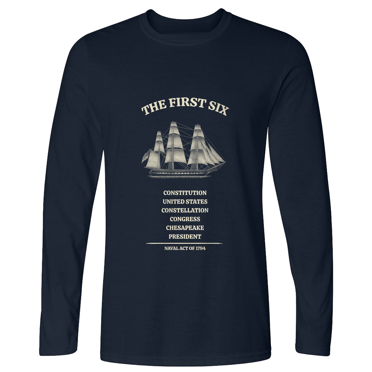 Six Frigates Long Sleeve T-Shirt