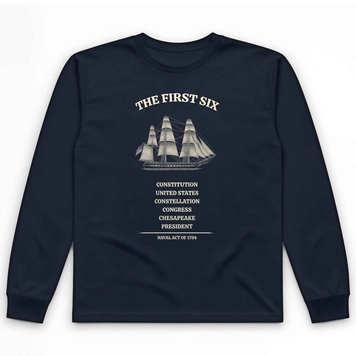 Six Frigates Long Sleeve T-Shirt