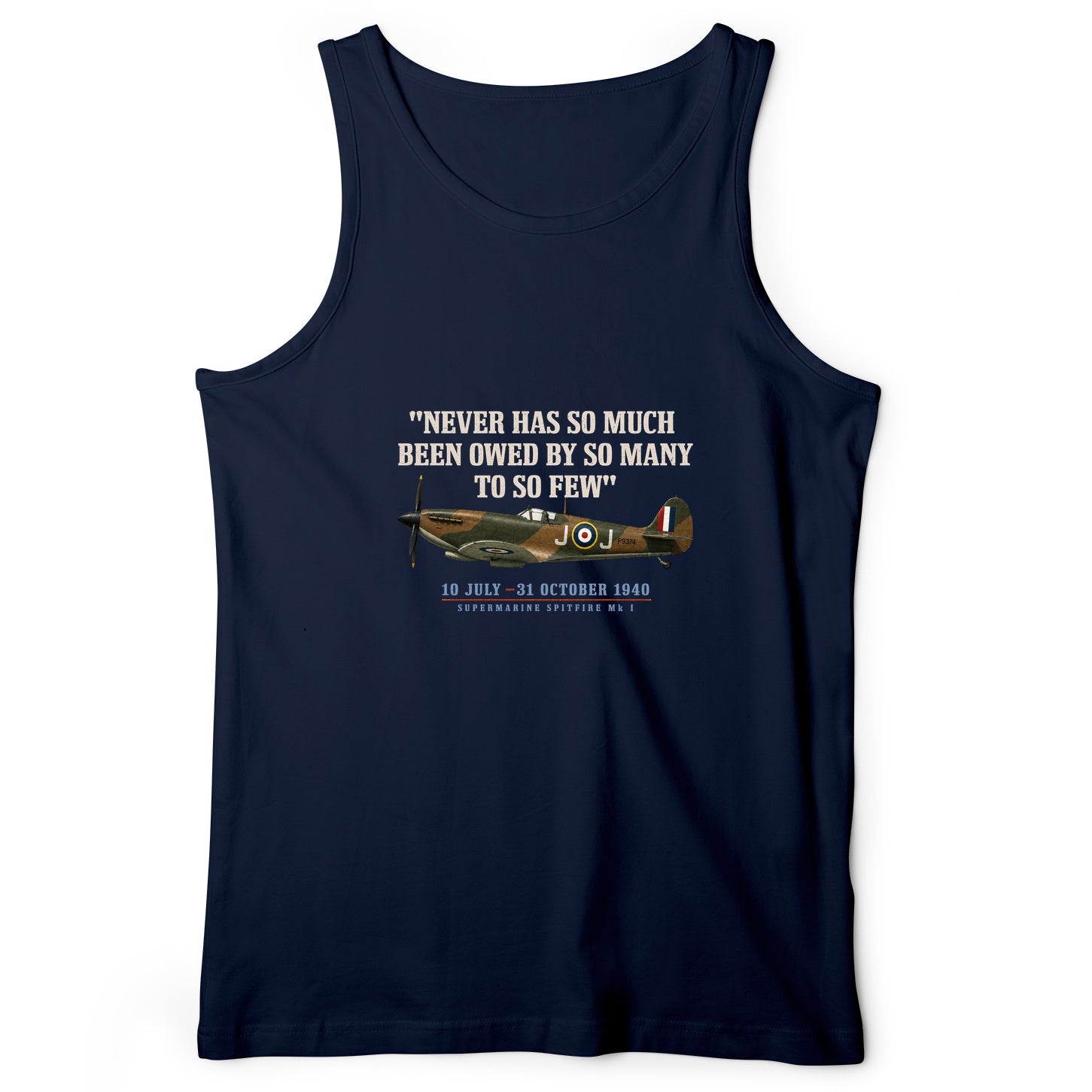 Spitfire So Few Quote Tank Top