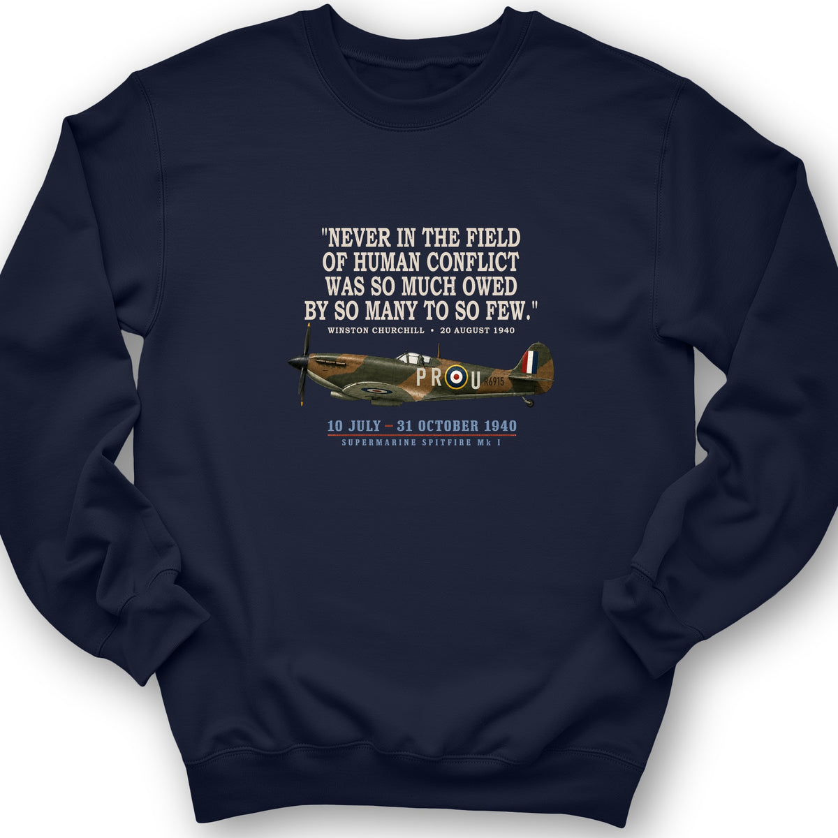 Spitfire So Few Quote Crewneck