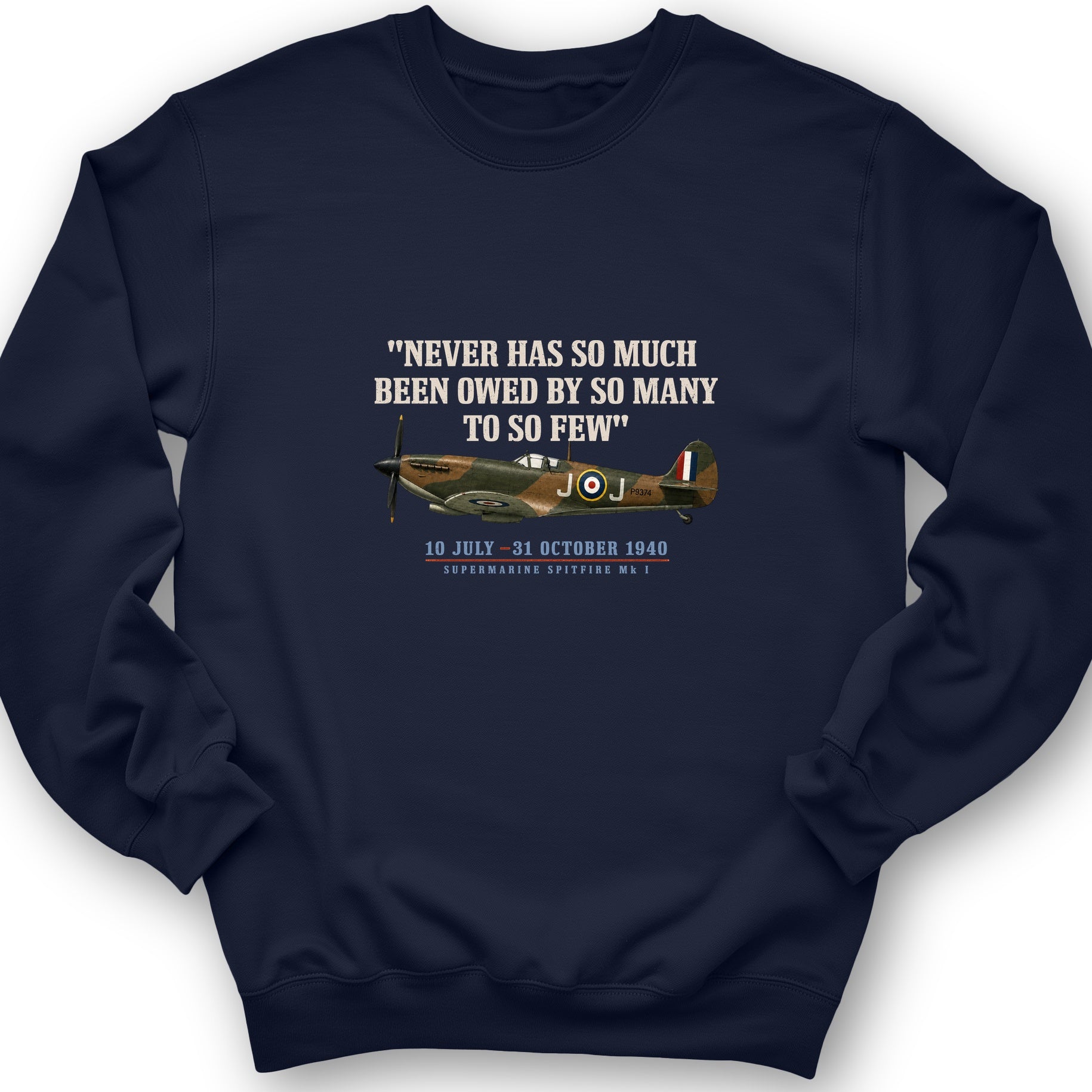 Spitfire So Few Quote Crewneck