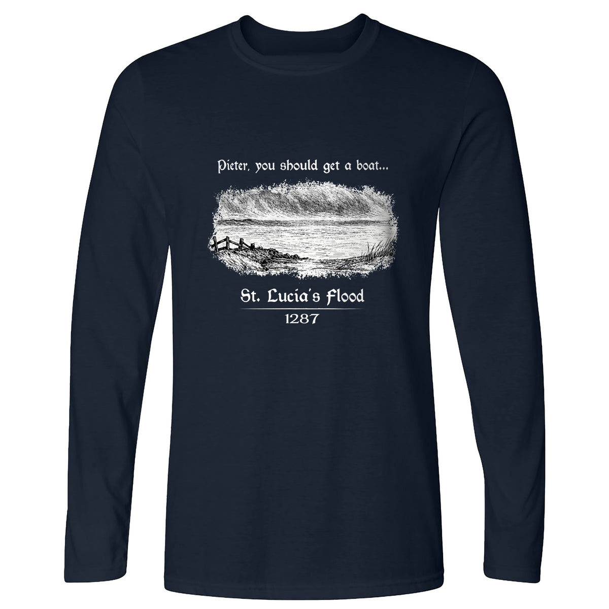 St Lucia Flood Long Sleeve T-Shirt