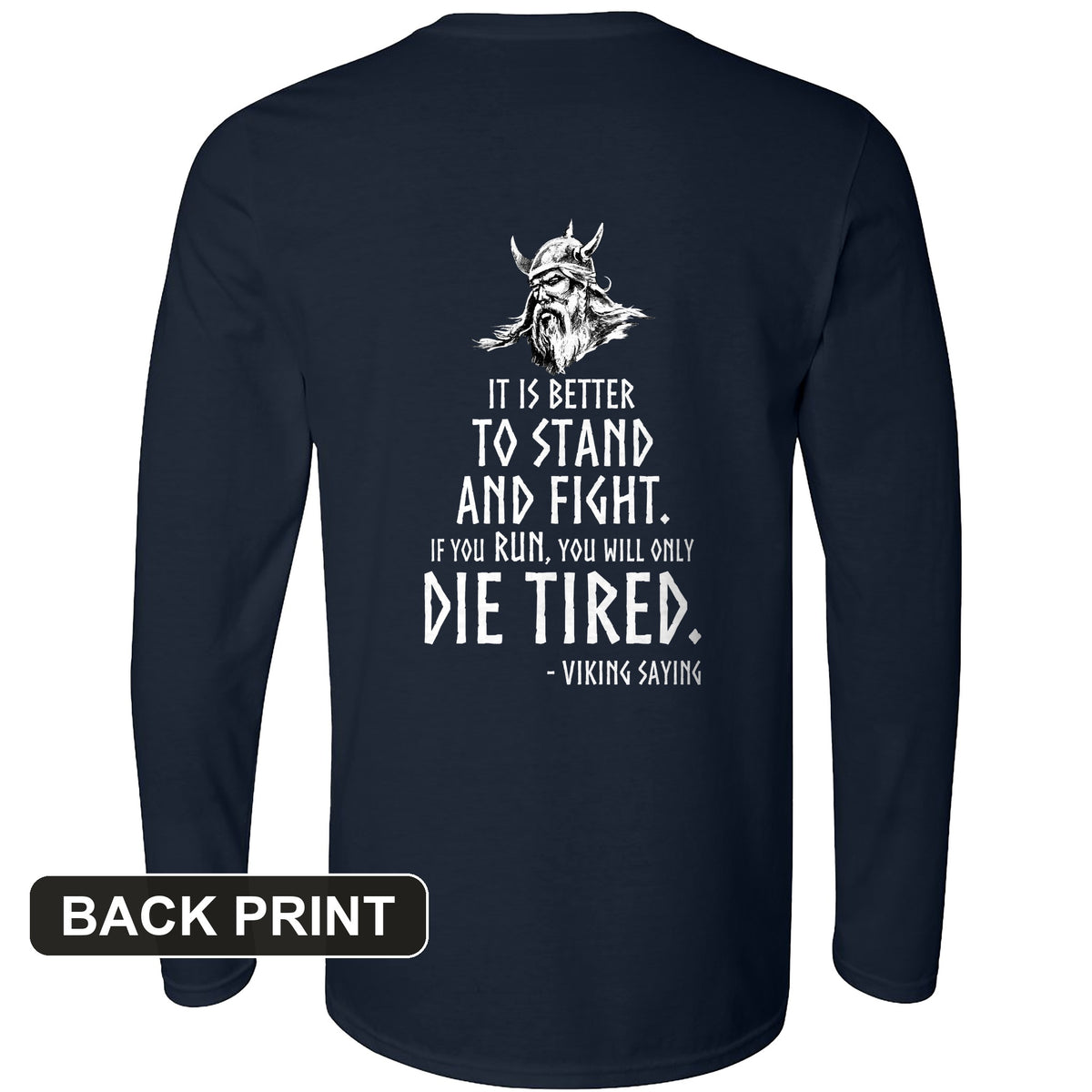 Stand and Fight Back Print Long Sleeve T-Shirt