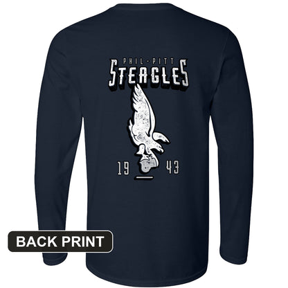 Steagles Back Print Long Sleeve T-Shirt
