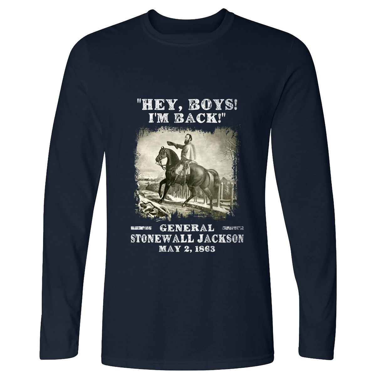 Stonewall Jackson Long Sleeve T-Shirt