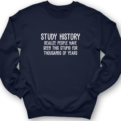 Study History Crewneck