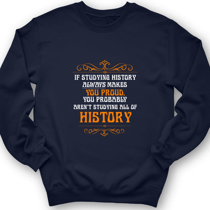 Studying History Crewneck