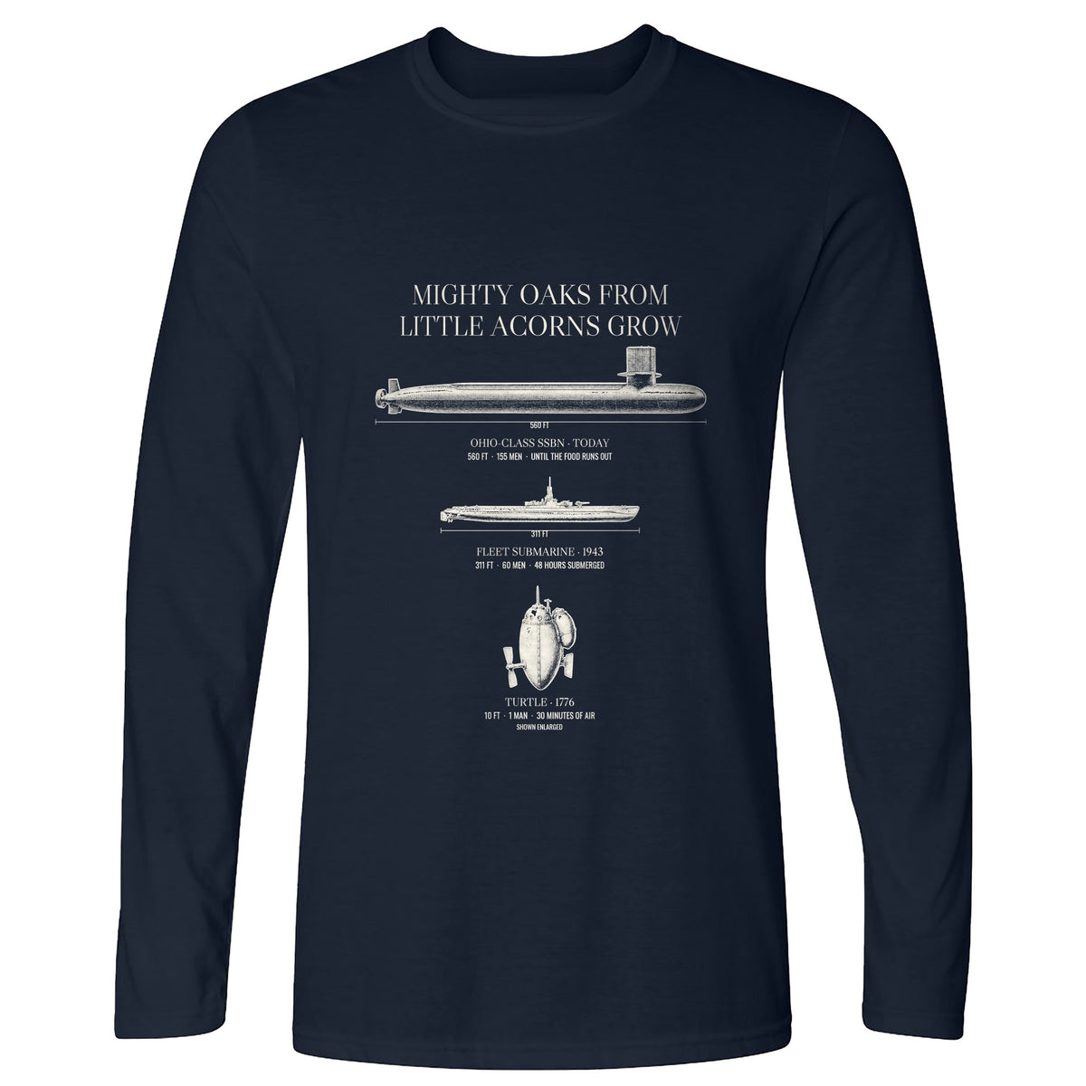 Submarine Evolution Long Sleeve T-Shirt