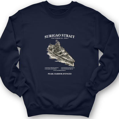 Surigao Strait Crewneck