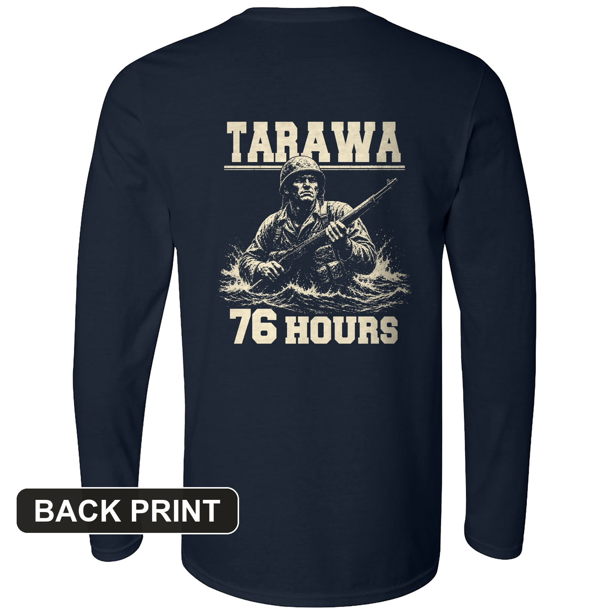 Tarawa Back Print Long Sleeve T-Shirt
