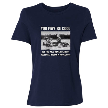 Teddy Riding Moose Women's T-Shirt