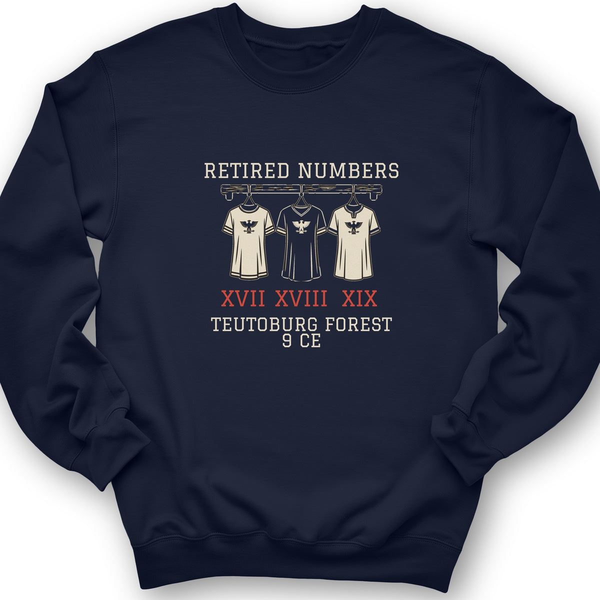 Teutoburg Retired Numbers Crewneck