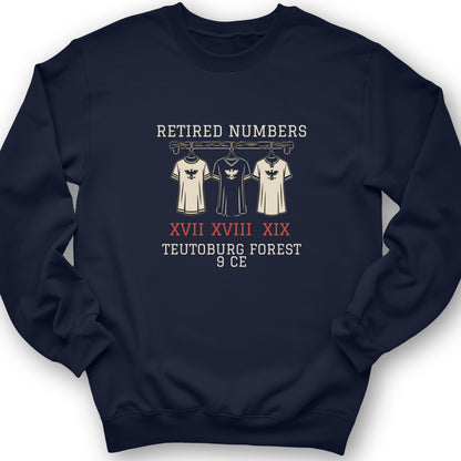 Teutoburg Retired Numbers Crewneck