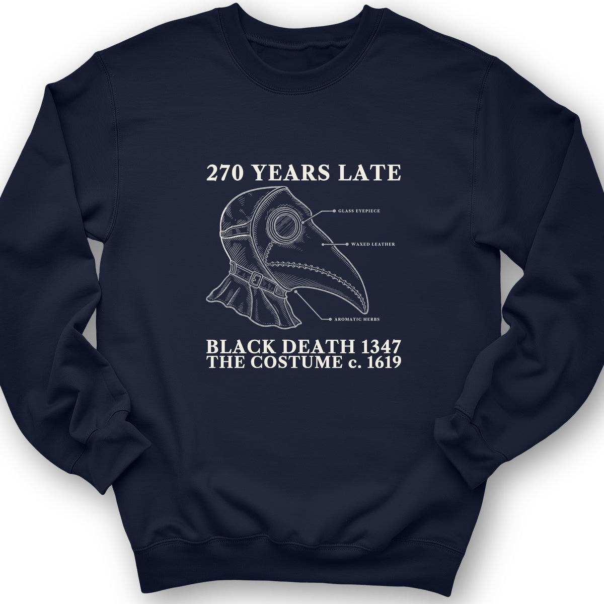 The Mask Is 270 Years Late Crewneck