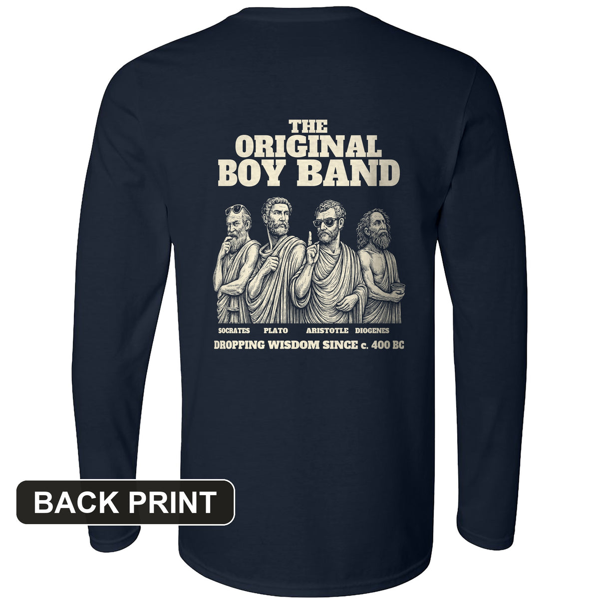 The Original Boy Band Back Print Long Sleeve T-Shirt