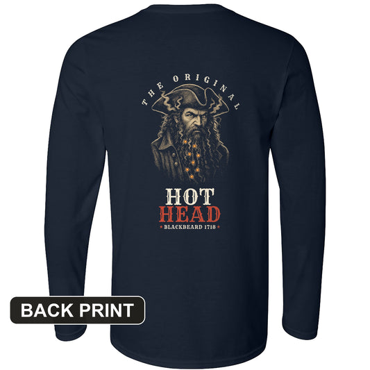 The Original Hot Head Back Print Long Sleeve T-Shirt