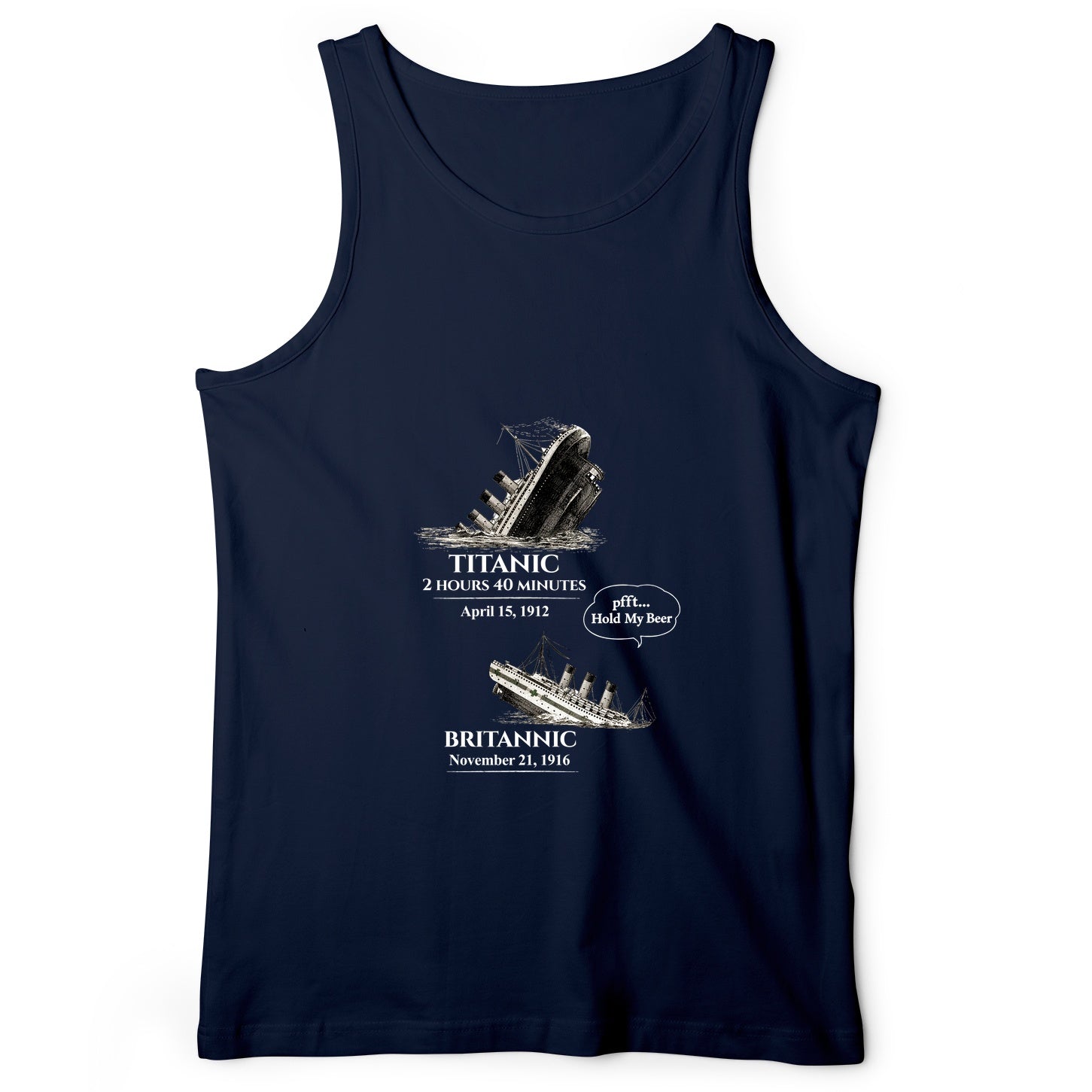 Titanic and Britannic Tank Top