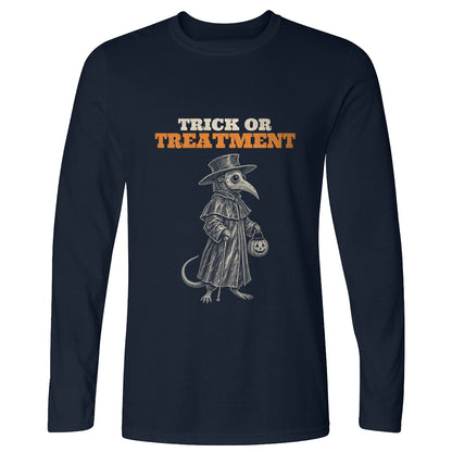 Trick Or Treatment Plague Rat Long Sleeve T-Shirt
