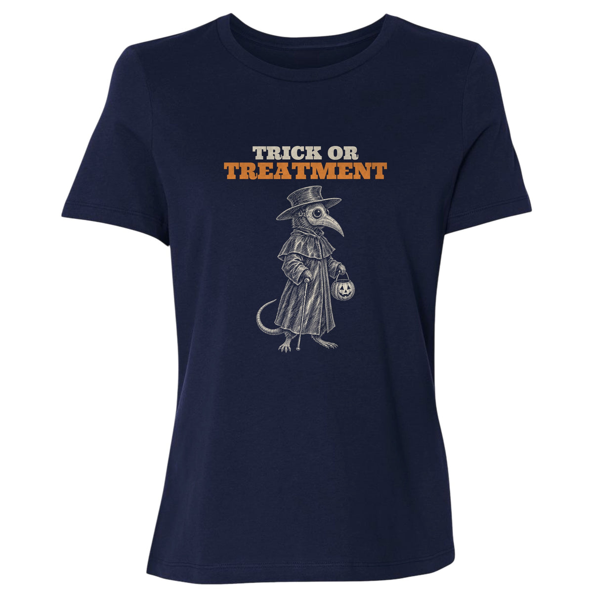 Trick Or Treatment Plague Rat Women's T-Shirt