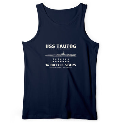 USS Tautog 14 Battle Stars Tank Top
