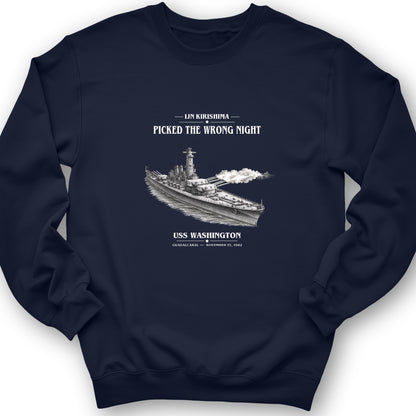 USS Washington at Guadalcanal Crewneck