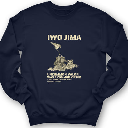 Uncommon Valor Iwo Jima Crewneck