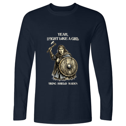 Viking Shield Maiden Long Sleeve T-Shirt