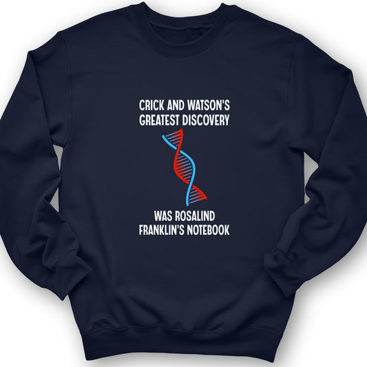 Watson and Crick Crewneck