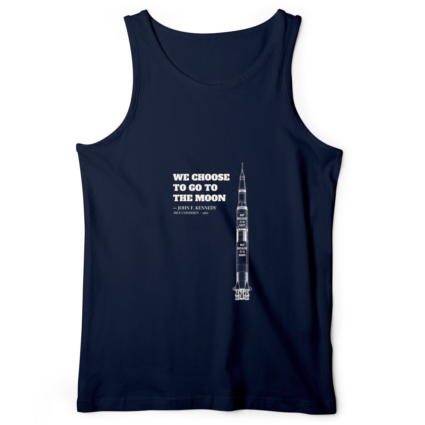 We Choose To Go To The Moon Tank Top