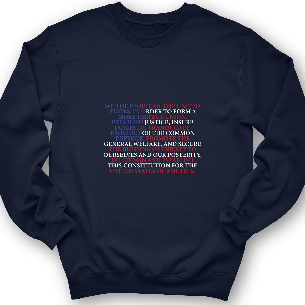 We The People Flag Crewneck
