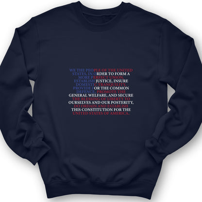 We The People Flag Crewneck