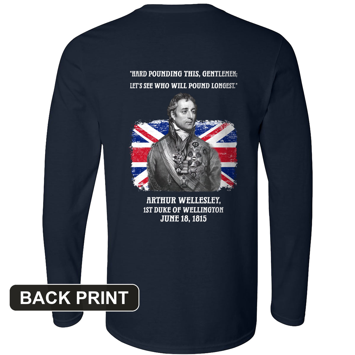 Wellington Back Print Long Sleeve T-Shirt