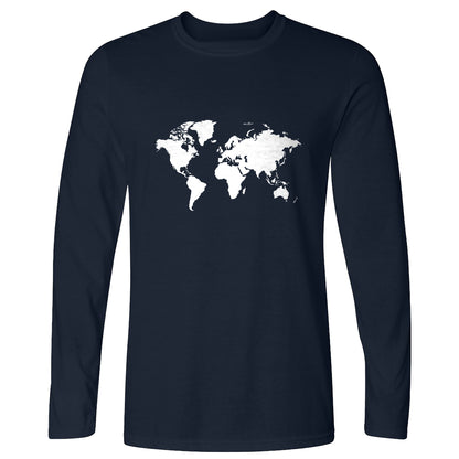 World Map Long Sleeve T-Shirt