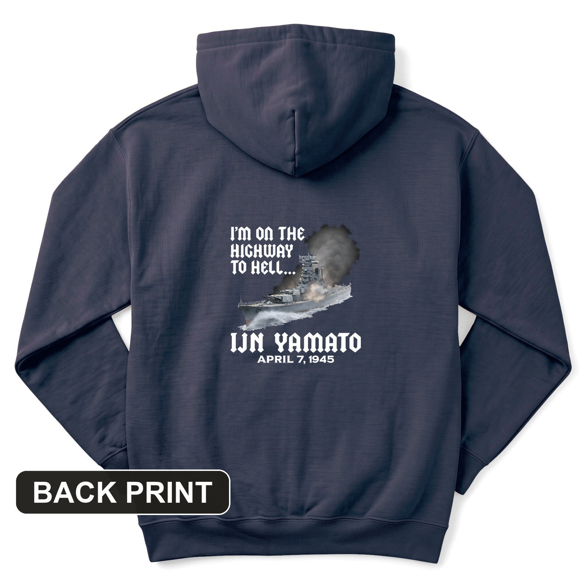 Yamato Back Print Hoodie