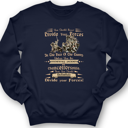 Dividing Forces Crewneck