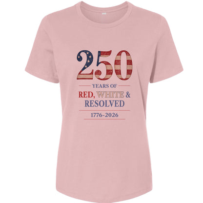 250 Red White and Resolved Women's T-Shirt
