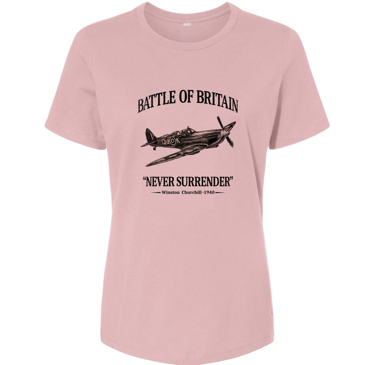 Battle of Britain Never Surrender Women's T-Shirt