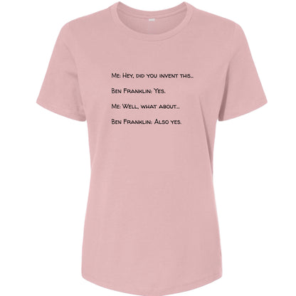 Ben Franklin Inventor Women's T-Shirt