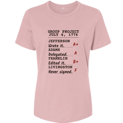 Declaration Of Independence Group Project Women's T-Shirt