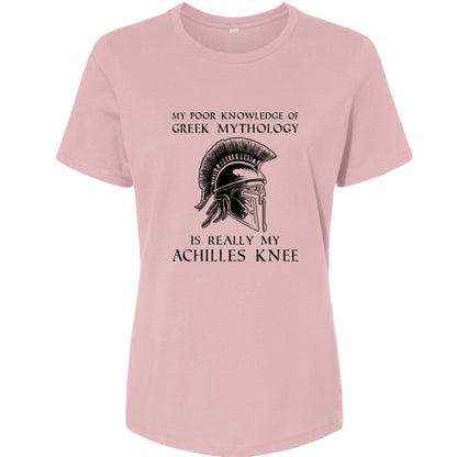 Greek Mythology Achilles Knee Women's T-Shirt